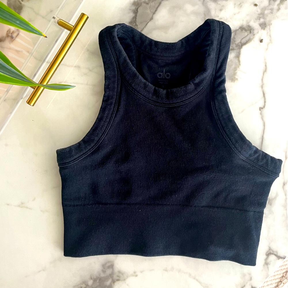 ALO Seamless Delight High Neck sports bra